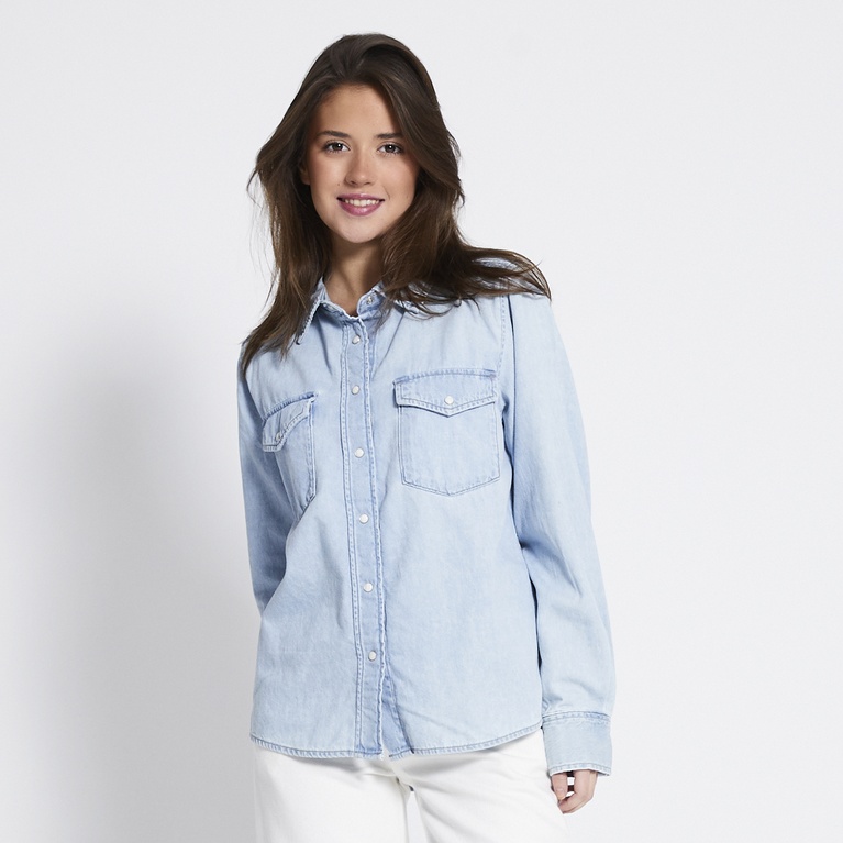 Denim shirt "Dallas" Wash Lt